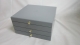 Three layer jewelry wooden box
