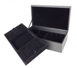 Leather display box