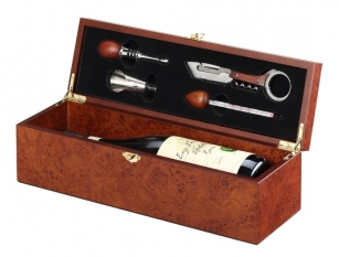 Single bottle wine box