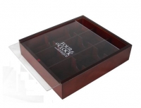 Tea box with acrylic lid