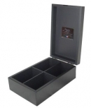 Double metal plate Black 4 comp box