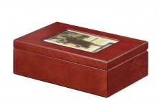 Window lid wooden box-L